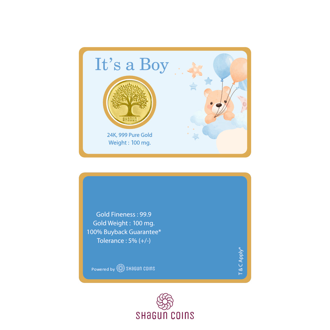 100mg Gold Coin - It's Boy