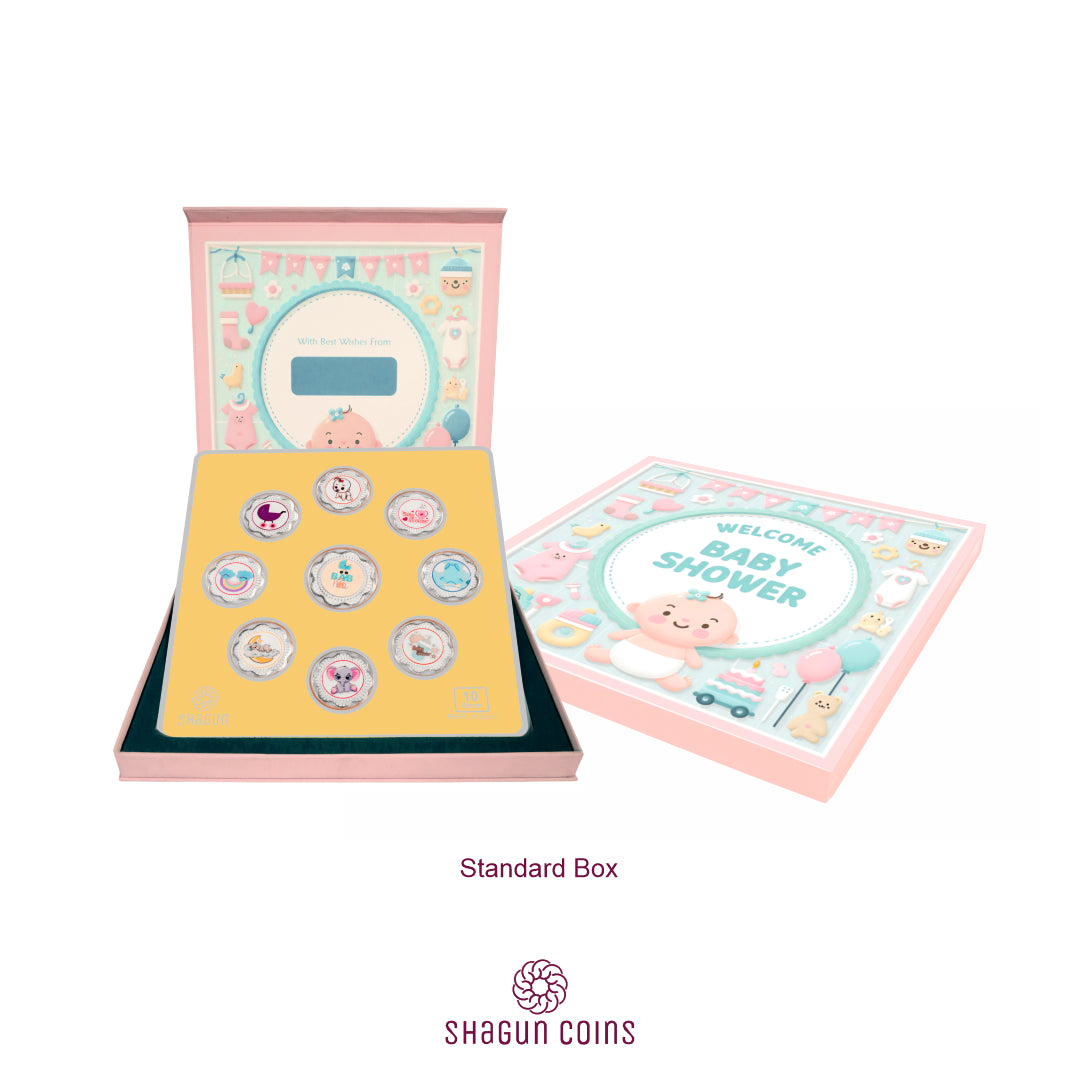 10g Silver Coin Set - Baby Shower