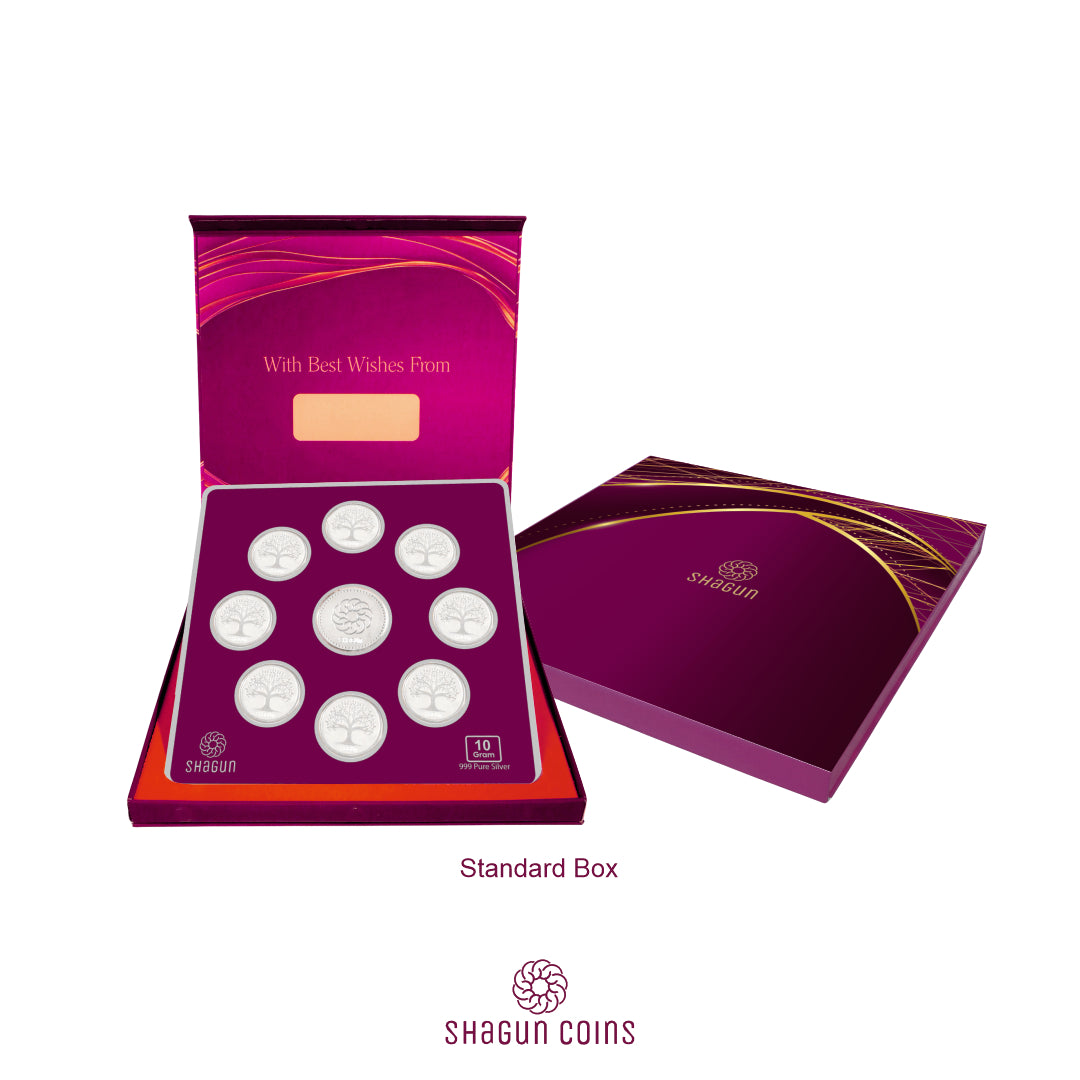 10g Silver Coin Set - Tree