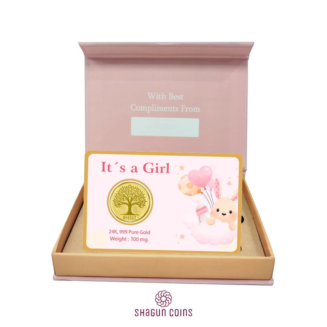 100mg Gold Coin - It's Girl