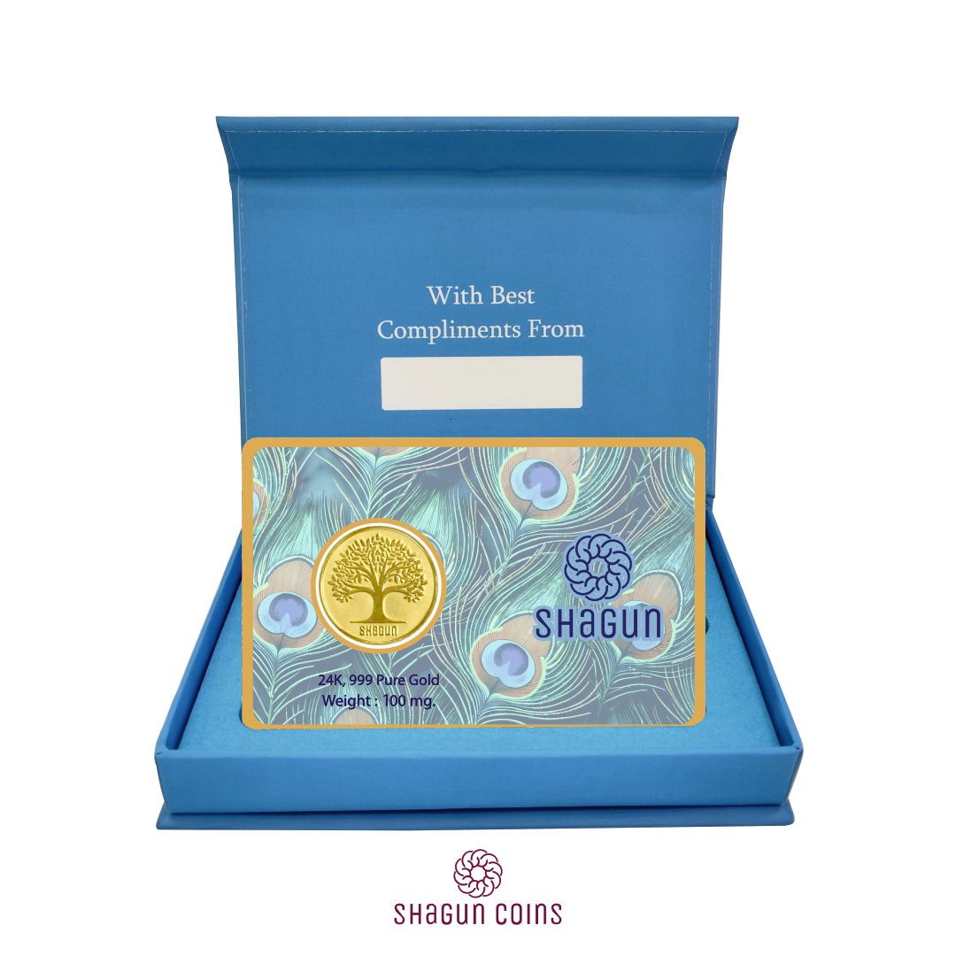 100mg Gold Coin - Krishna Ji