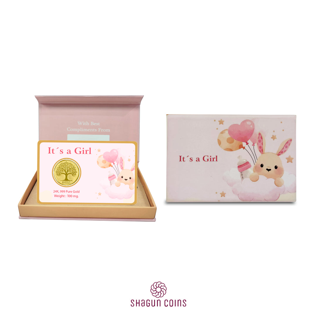 100mg Gold Coin - It's Girl