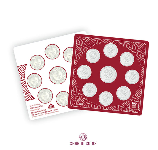 100g Silver Coin Set - Congratulations