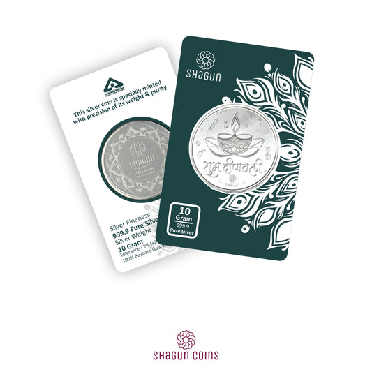 10 Gram Silver Coin - Diwali