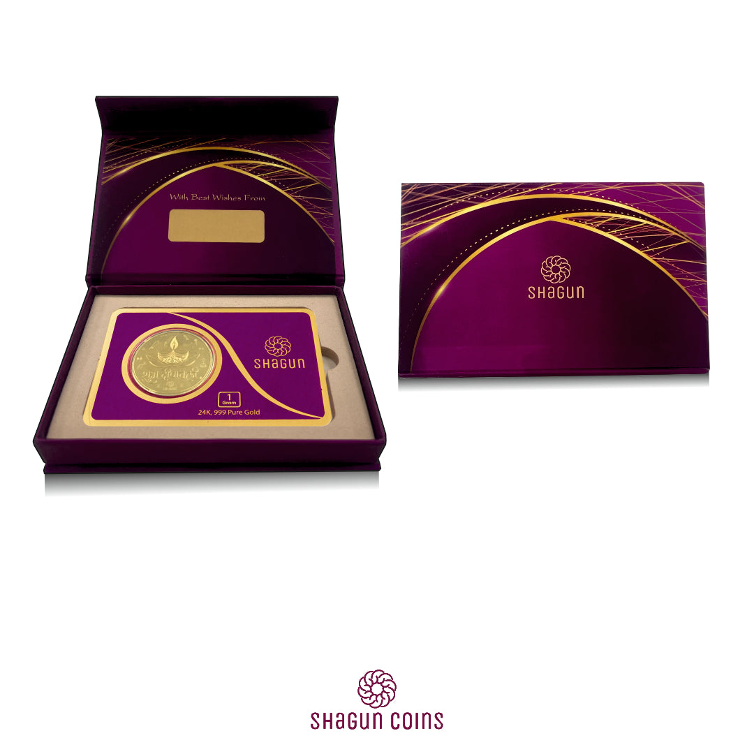 1 Gram Gold Coin - Diwali