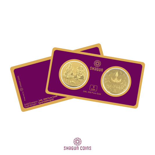 1 Gram Gold Coin Set - Diwali 2