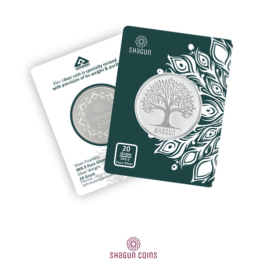 20 Gram Silver Coin - Tree