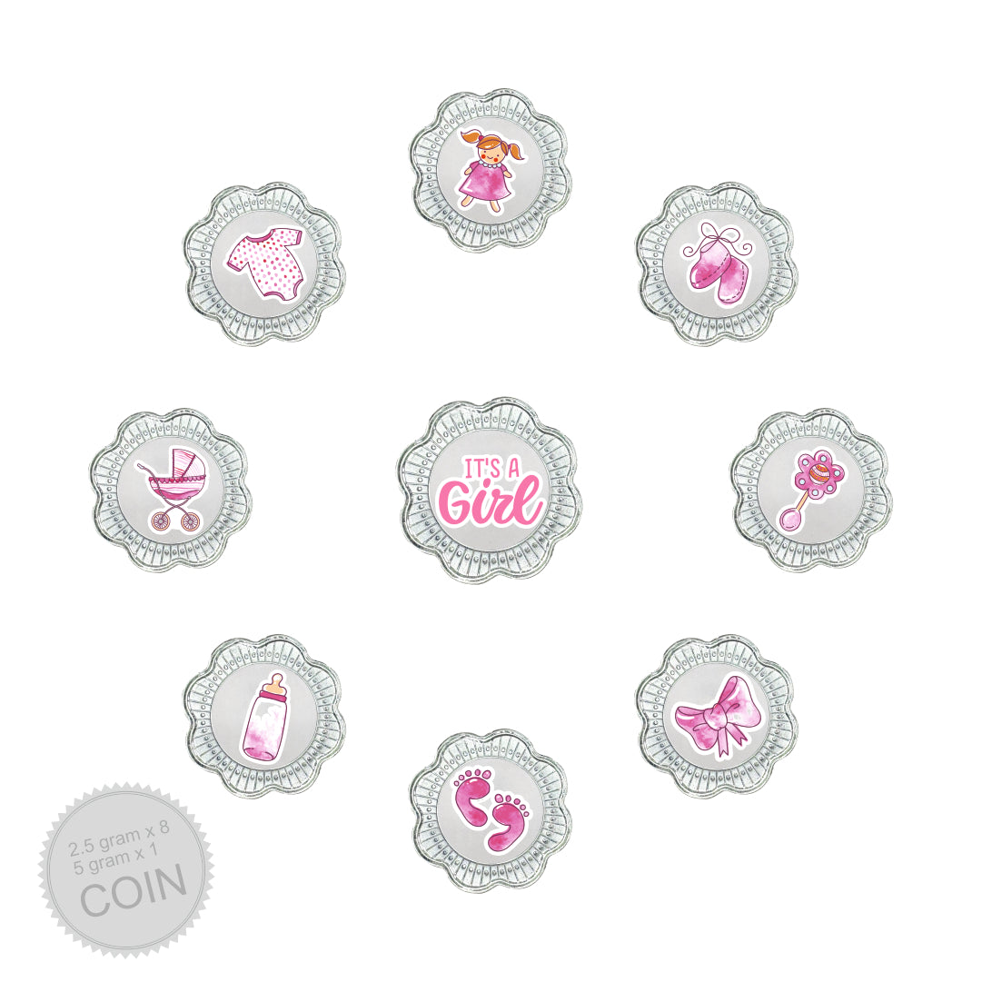 25g Silver Coin Set - It's Girl