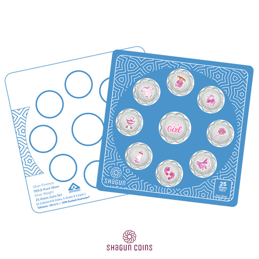 25g Silver Coin Set - It's Girl