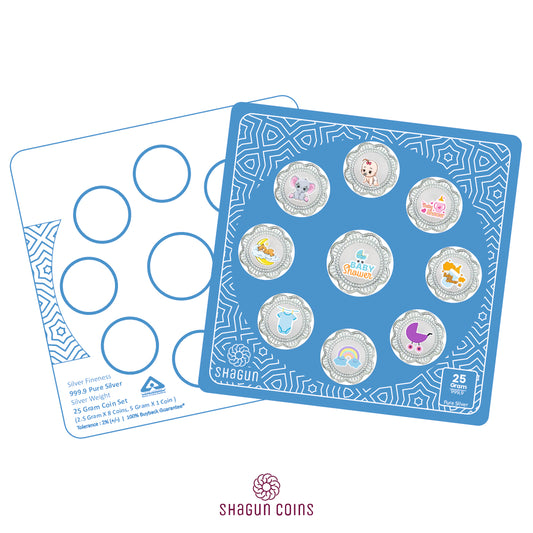 25g Silver Coin Set - Baby Shower