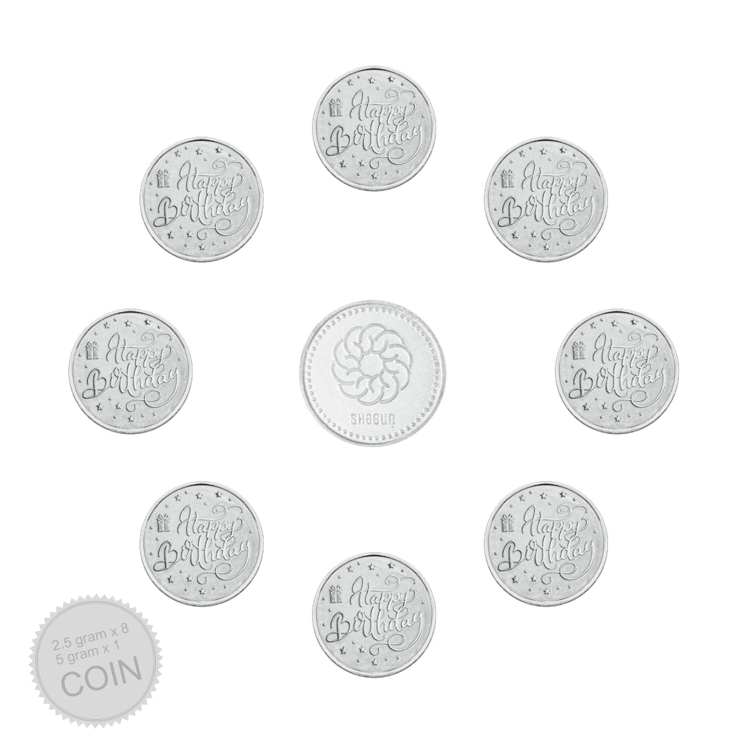 25g Silver Coin Set - Birthday