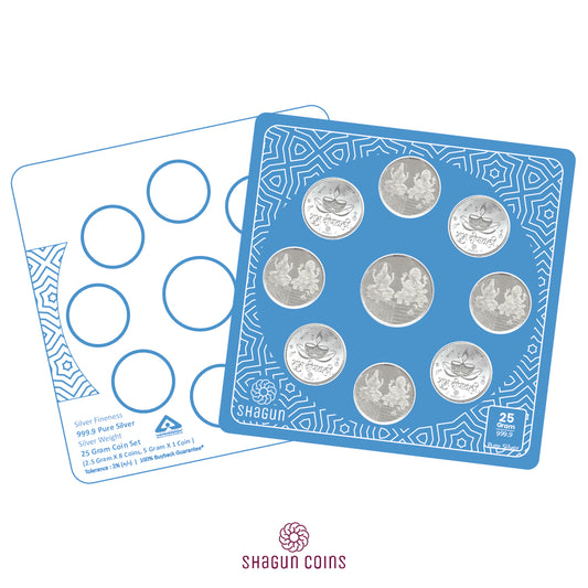 25g Silver Coin Set - Diwali 2