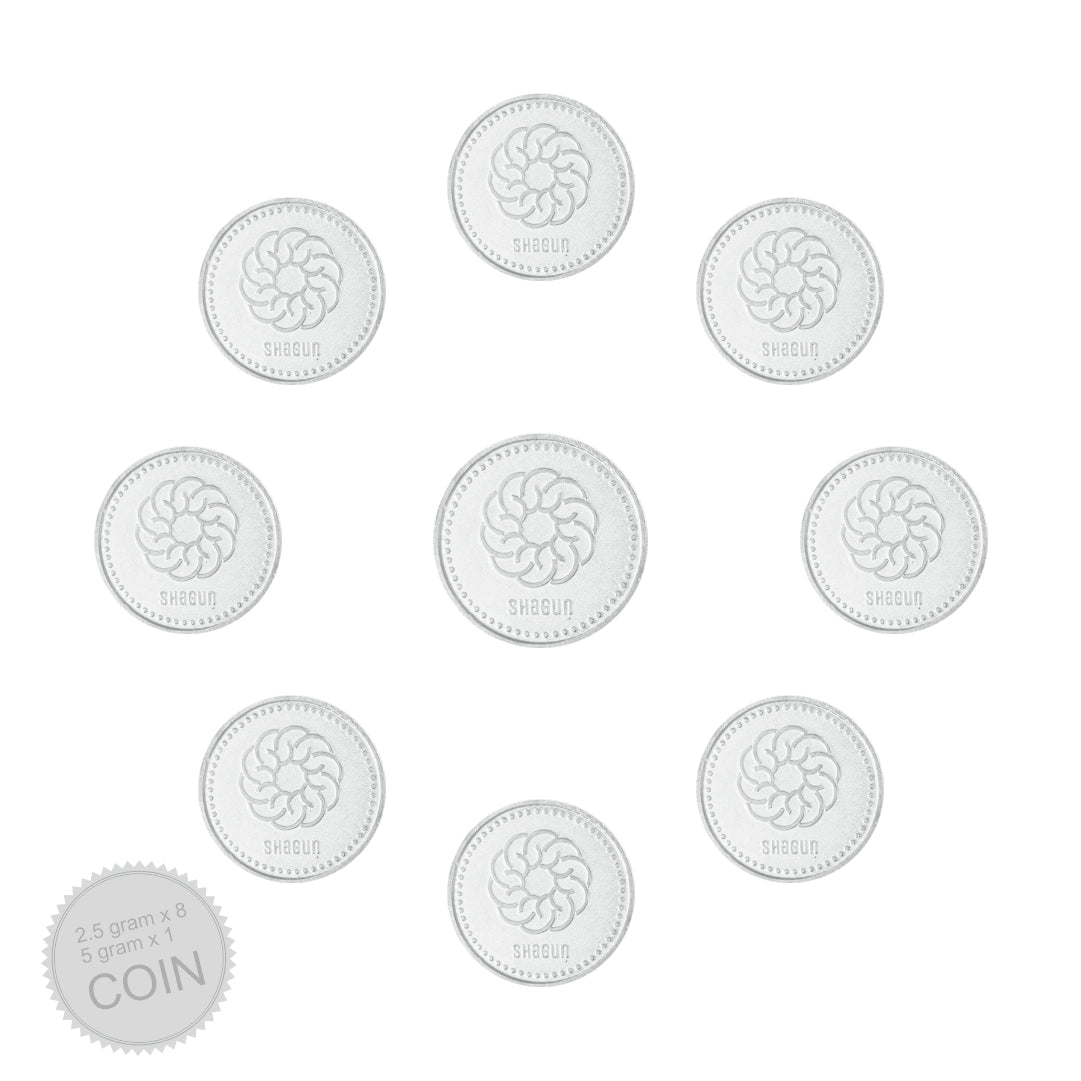 25g Silver Coin Set - Shagun
