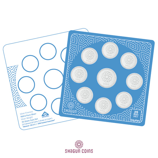 25g Silver Coin Set - Shagun