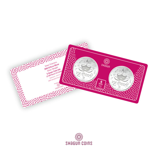 5 Gram Silver Coin Set - Diwali 2