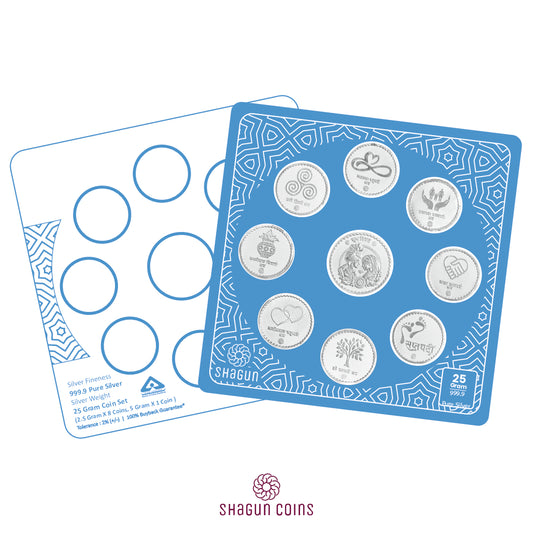 25g Silver Coin Set - Saptpadi