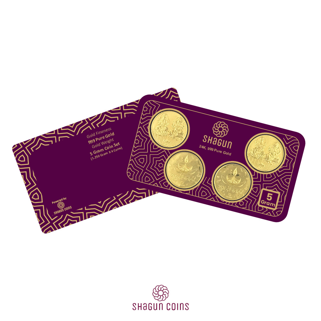5 Gram Gold coins set - Diwali 2