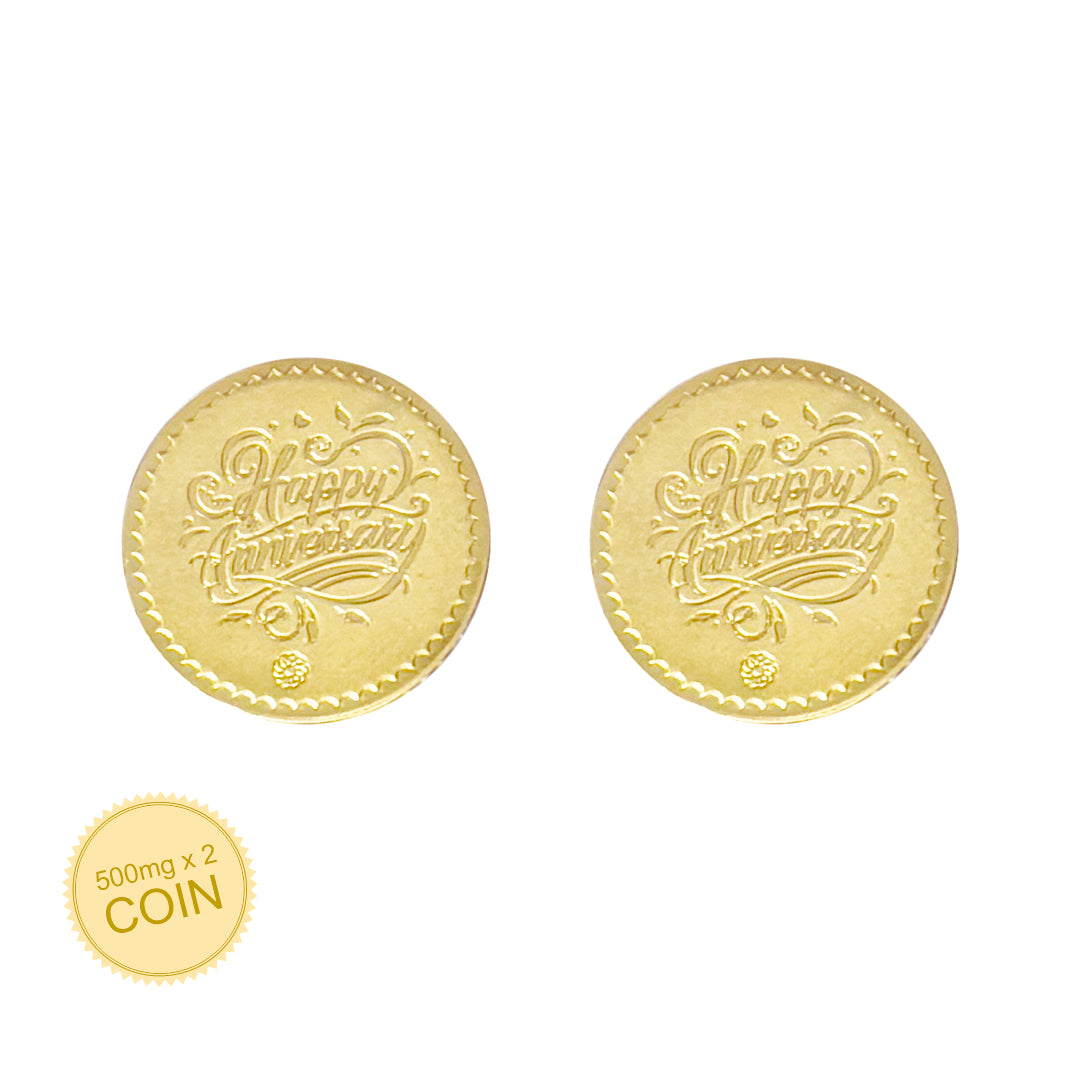 1 Gram Gold Coin Set - Anniversary