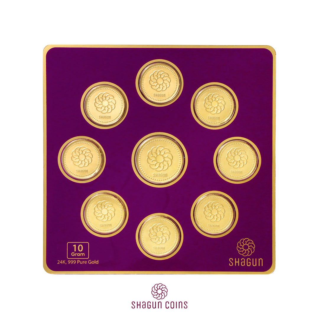 10 Gram Gold Coin Set