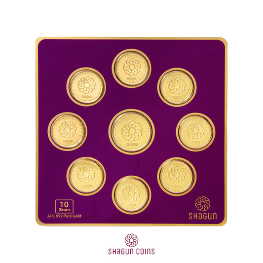 10 Gram Gold Coin Set