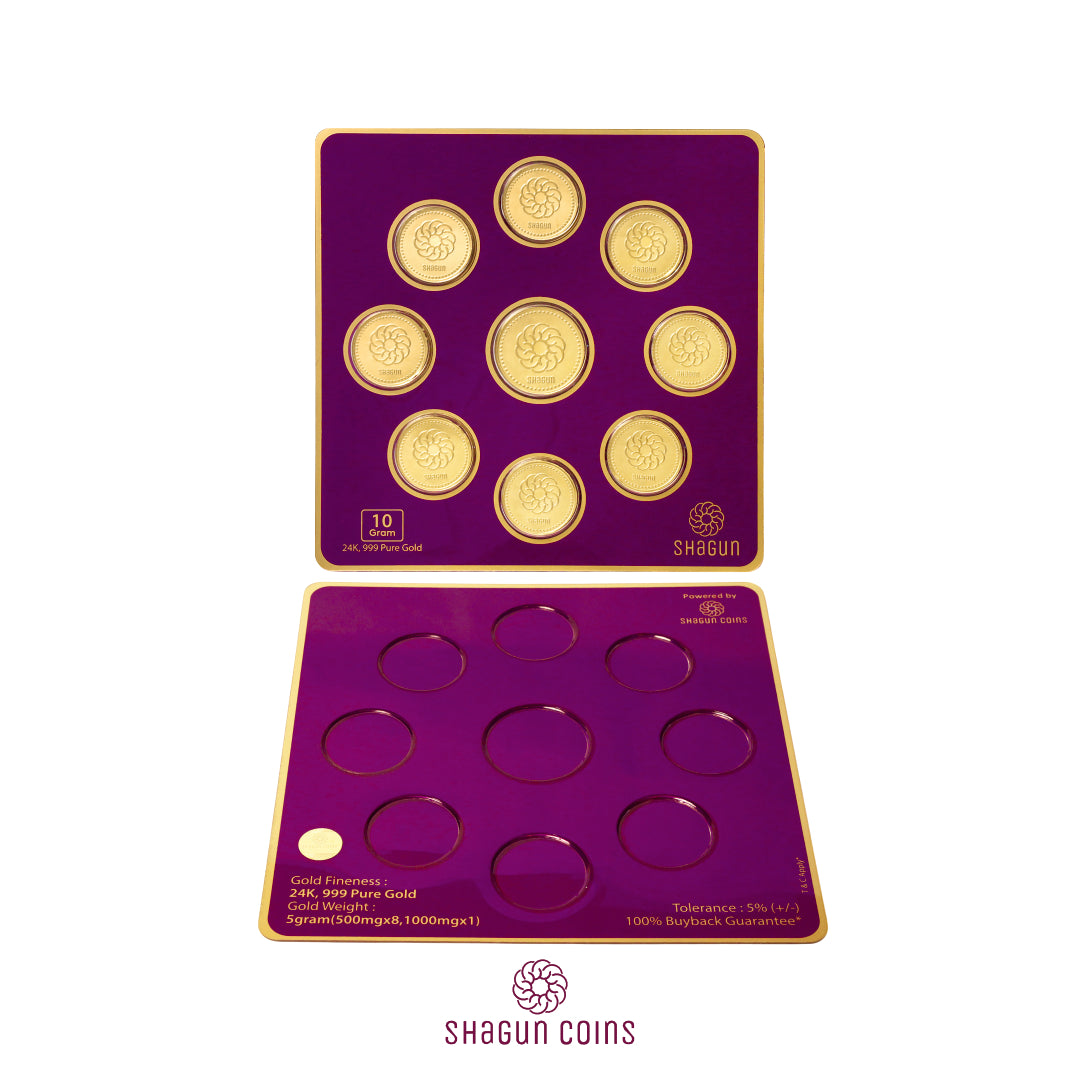 10 Gram Gold Coin Set