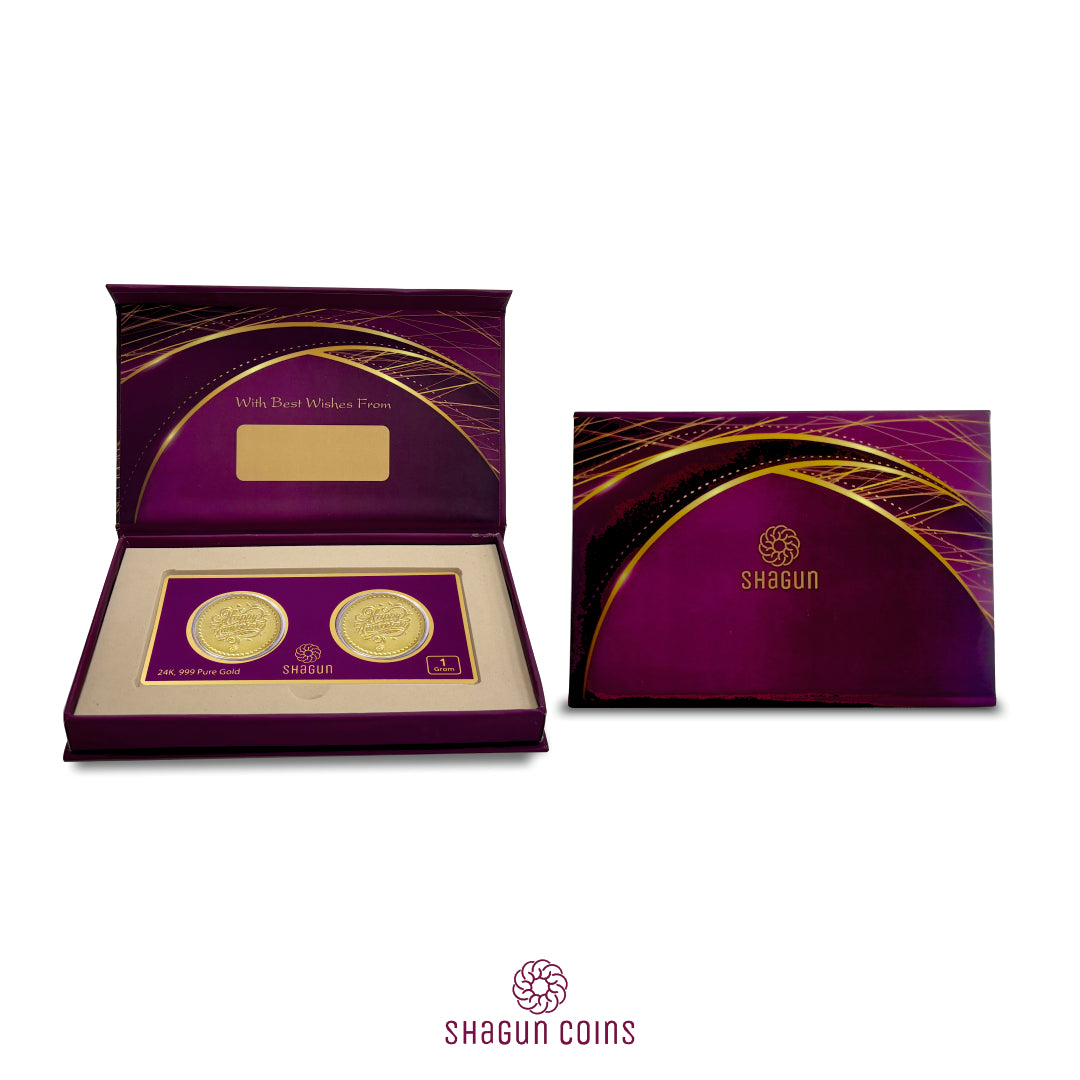 1 Gram Gold Coin Set - Anniversary
