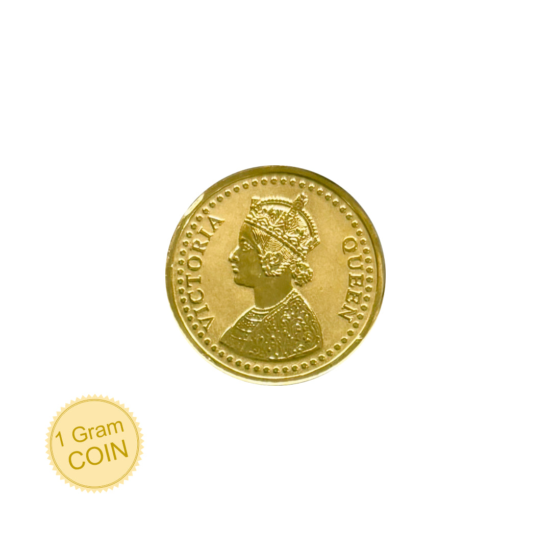 1 Gram Gold Coin - Queen
