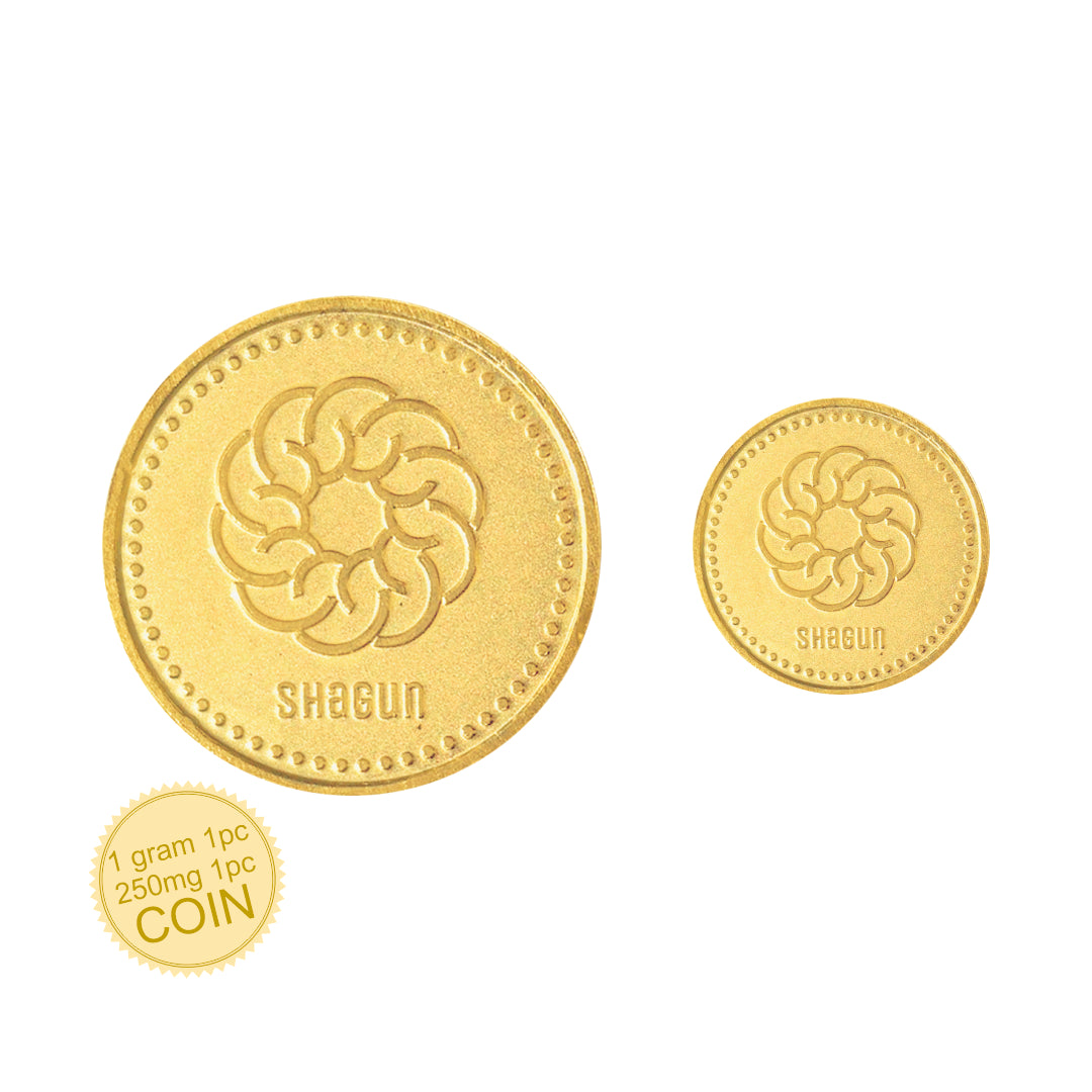1.250 Gram Gold coin Set ( savva rupiya )