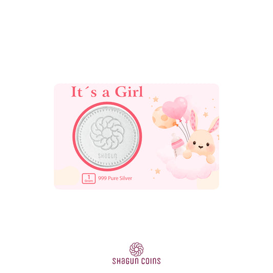 1 Gram Silver Coin - It's Girl