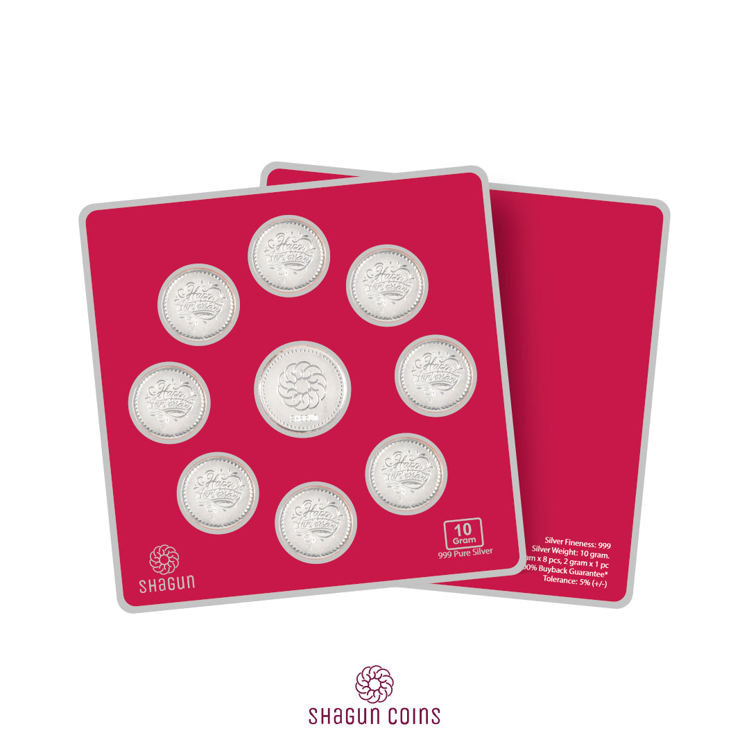 10g Silver Coin Set  - Anniversary