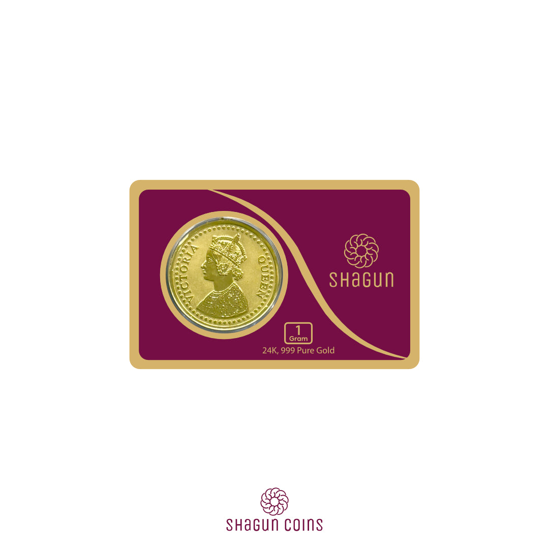 1 Gram Gold Coin - Queen
