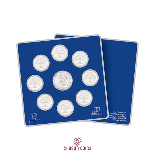 10g Silver Coin Set - Peacock