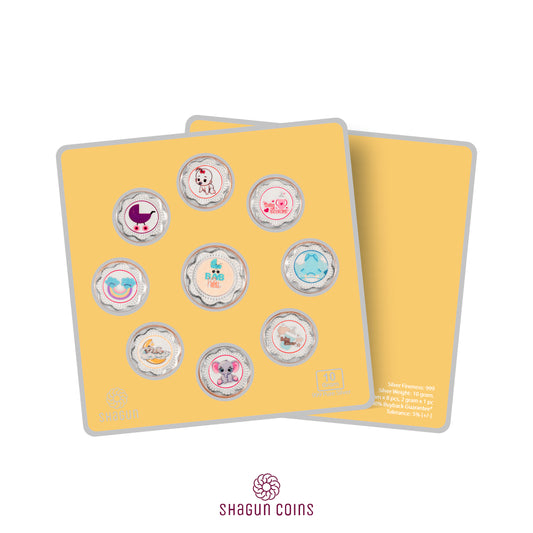 10g Silver Coin Set - Baby Shower