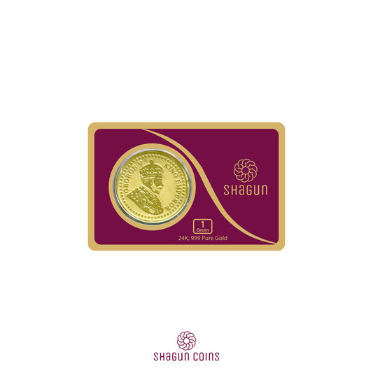 1 Gram Gold Coin - King