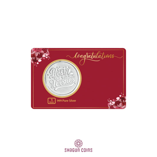 1 Gram Silver Coin - Congratulations