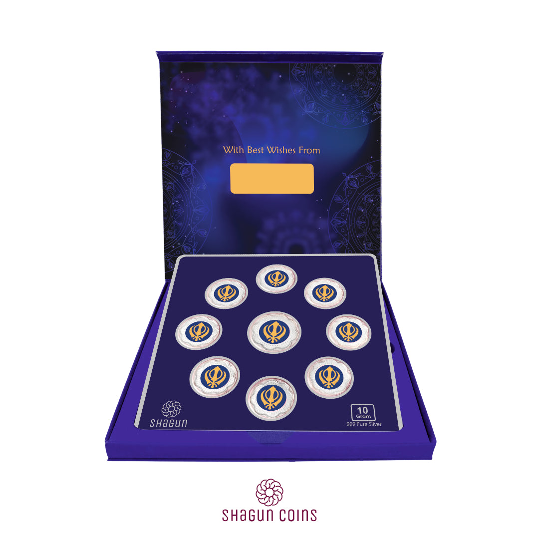 10g Silver Coin Set - Khanda