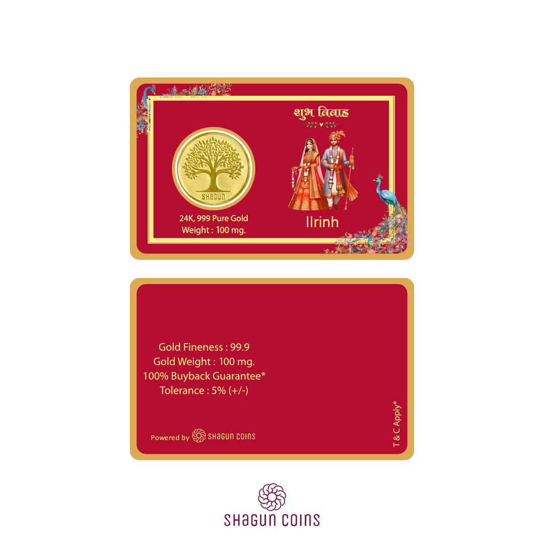 100mg Gold Coin - Satpadi