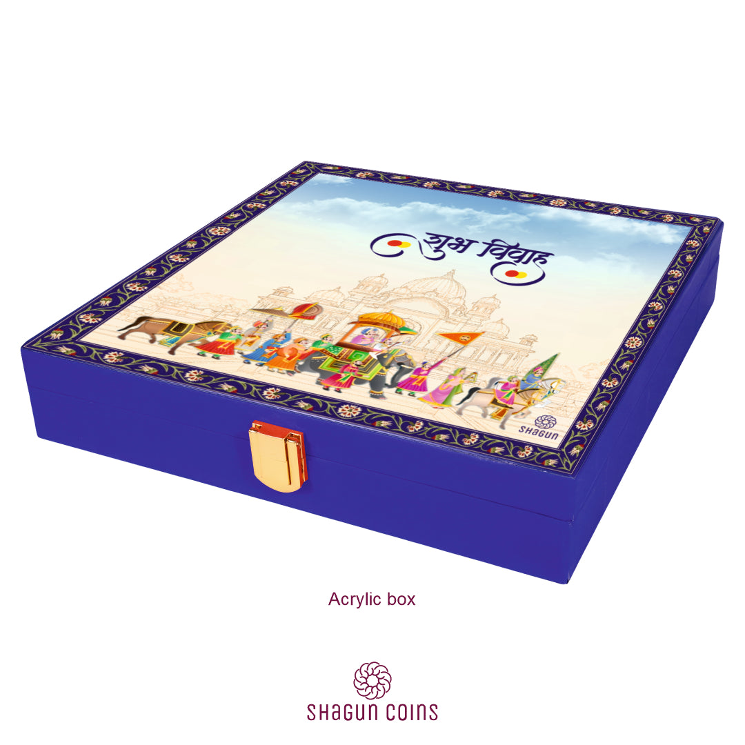 10g Silver Coin Set - Wedding Baarat